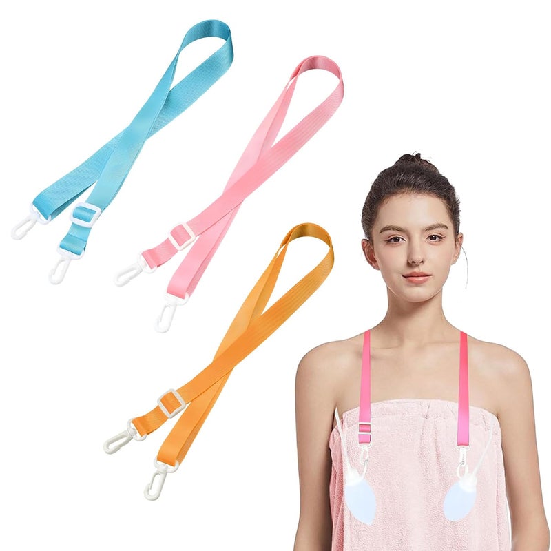 brougetme 3 Pack Shower Lanyard for Mastectomy Drain Holder,Drainage Bulbs Breast Cancer, Breast Cancer/Abdominal Debridement/Tummy Tuck Patients Surgical Drain Holder; Breast Surgery Recovery Care Package - Image 1